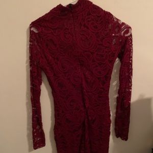 Red Lace Dress
